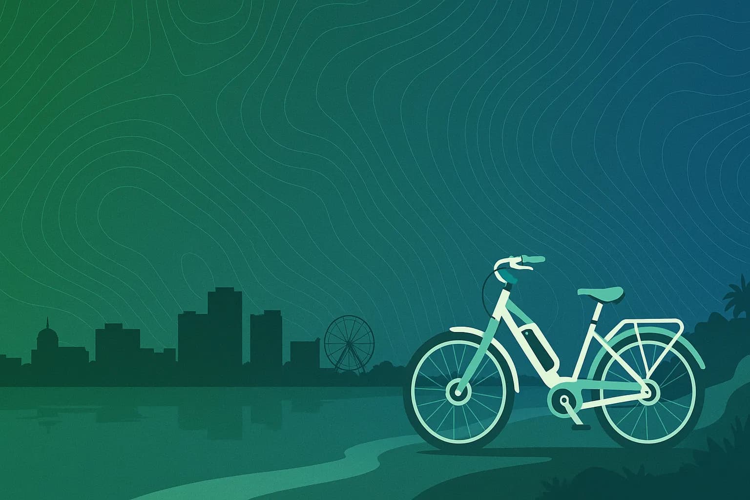 Daytona Beach dynamic illustration