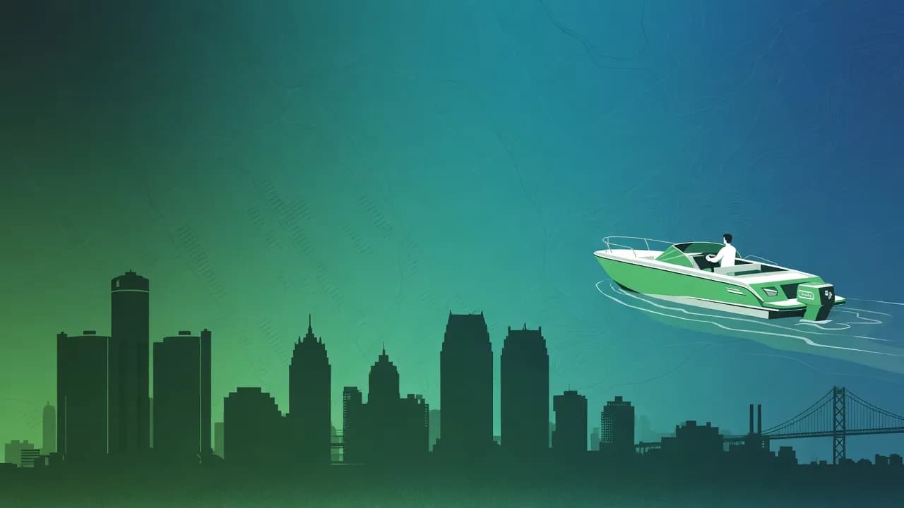 Detroit dynamic illustration