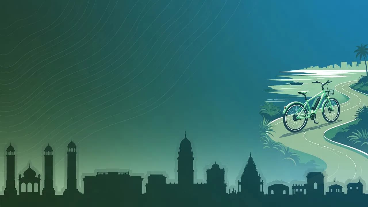 India dynamic illustration