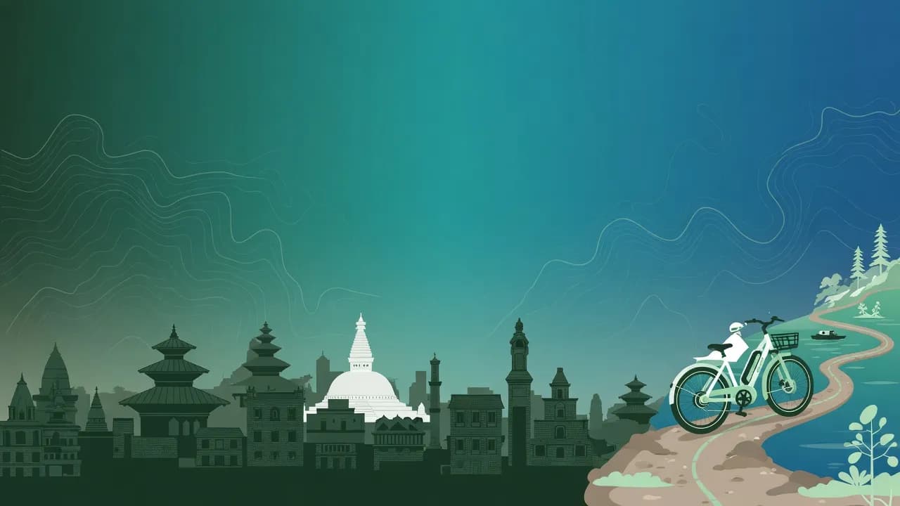 Kathmandu dynamic illustration