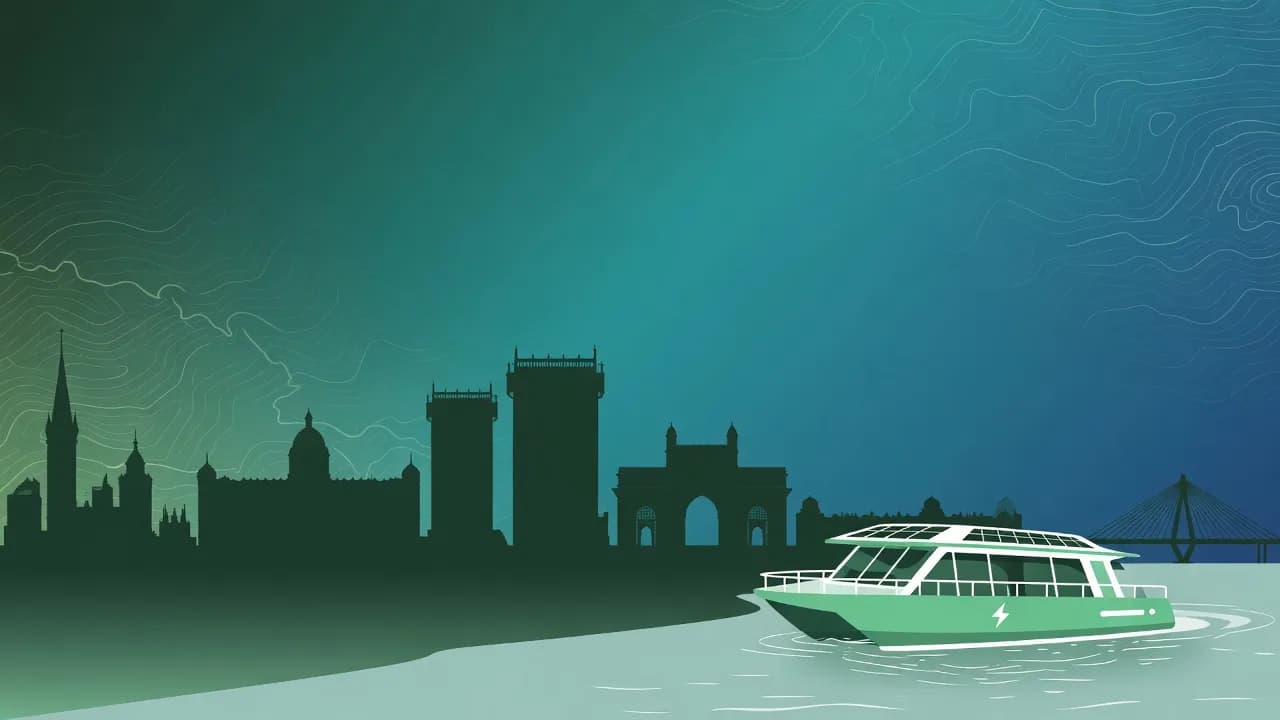 Mumbai dynamic illustration
