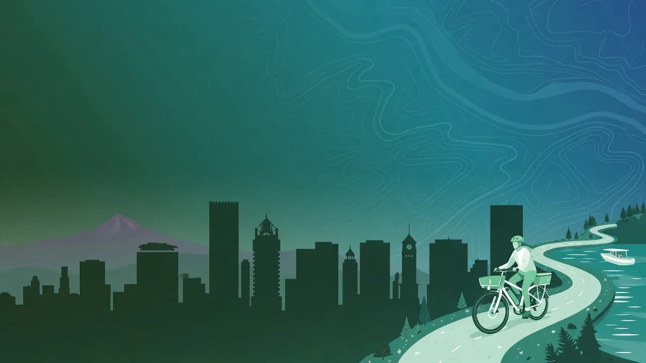 Portland dynamic illustration