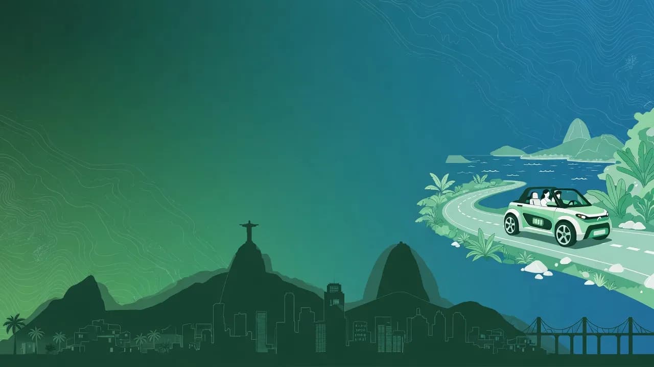 Rio de Janeiro dynamic illustration