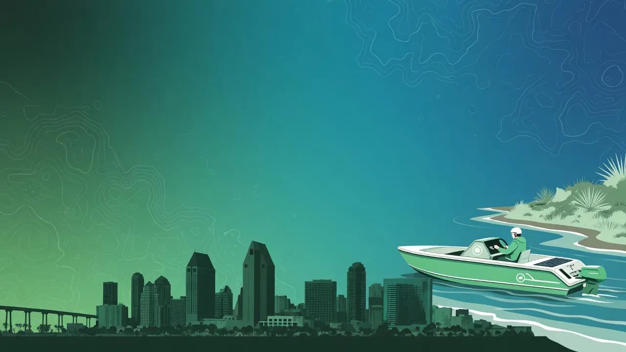 San Diego dynamic illustration