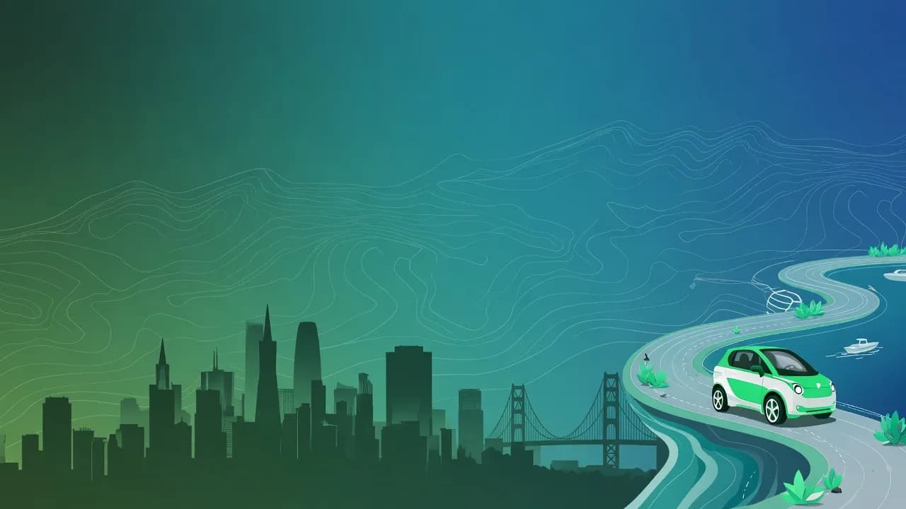 San Francisco dynamic illustration