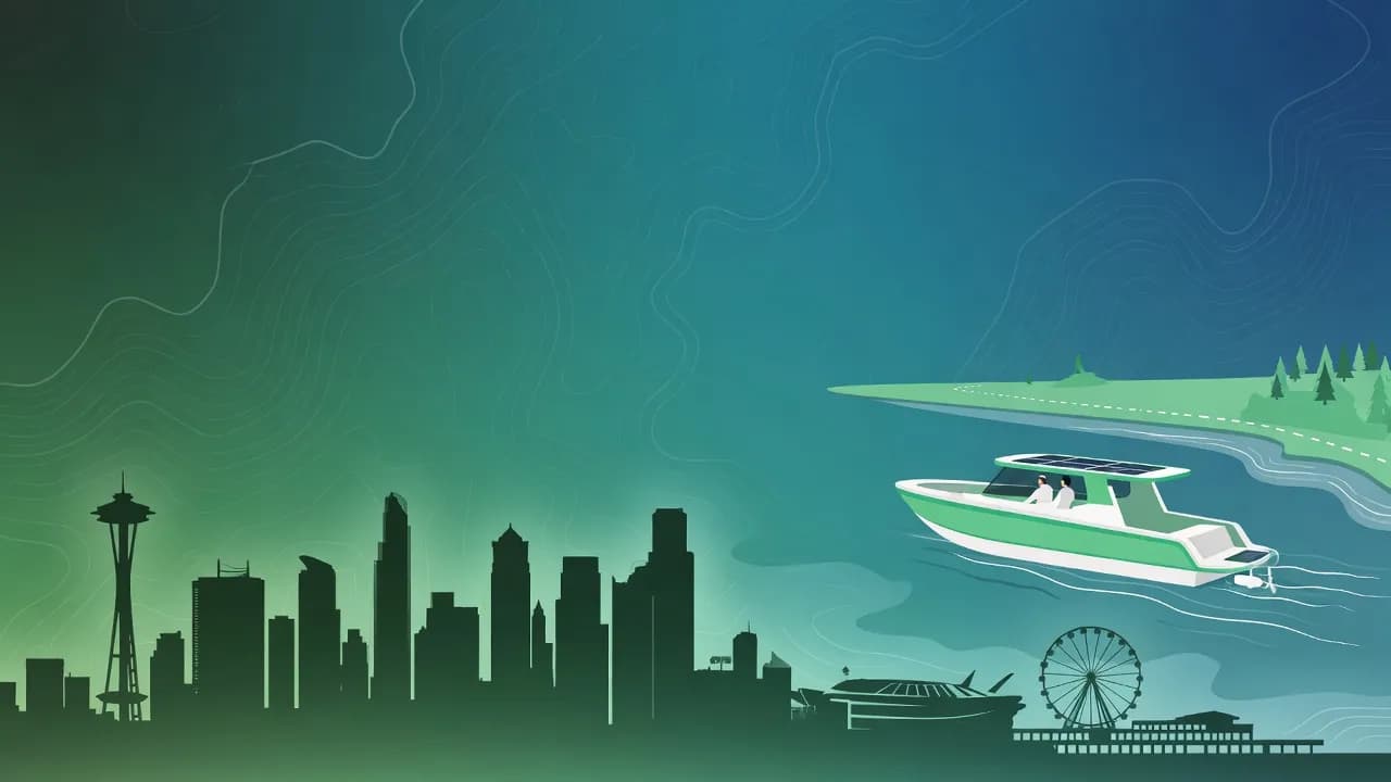Seattle dynamic illustration