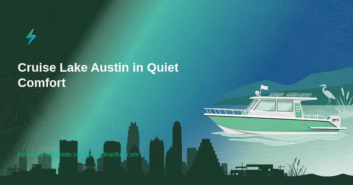 Cruise Lake Austin in Quiet Comfort