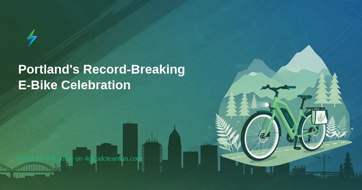 Portland's Record-Breaking E-Bike Celebration