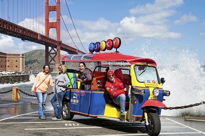 Private San Francisco 2.5 Hr Custom Tour - Lucky Tuk Tuk (max 6)