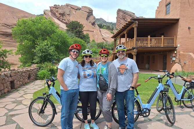 Red Rocks and Golden by Ebike