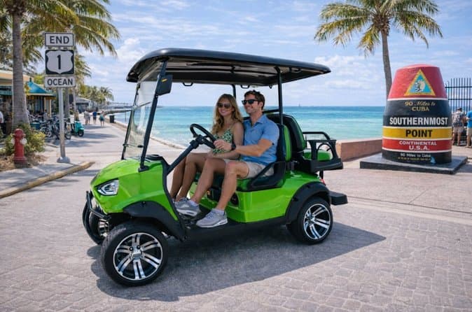 Four Passenger Golf Cart Rental in Key West - Downtown