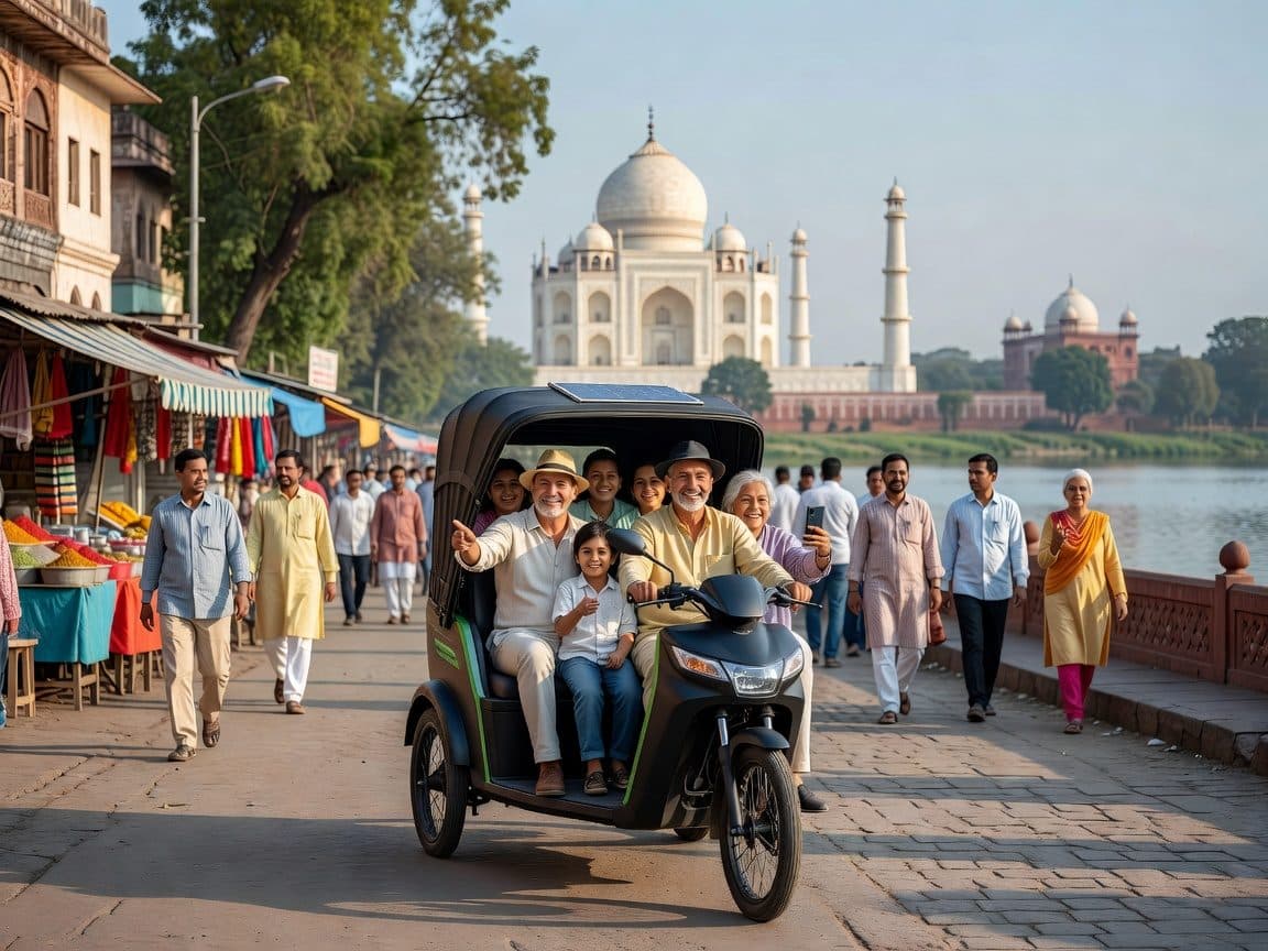 Agra: Street Food Testing and Heritage Walk Tour by Tuk-Tuk