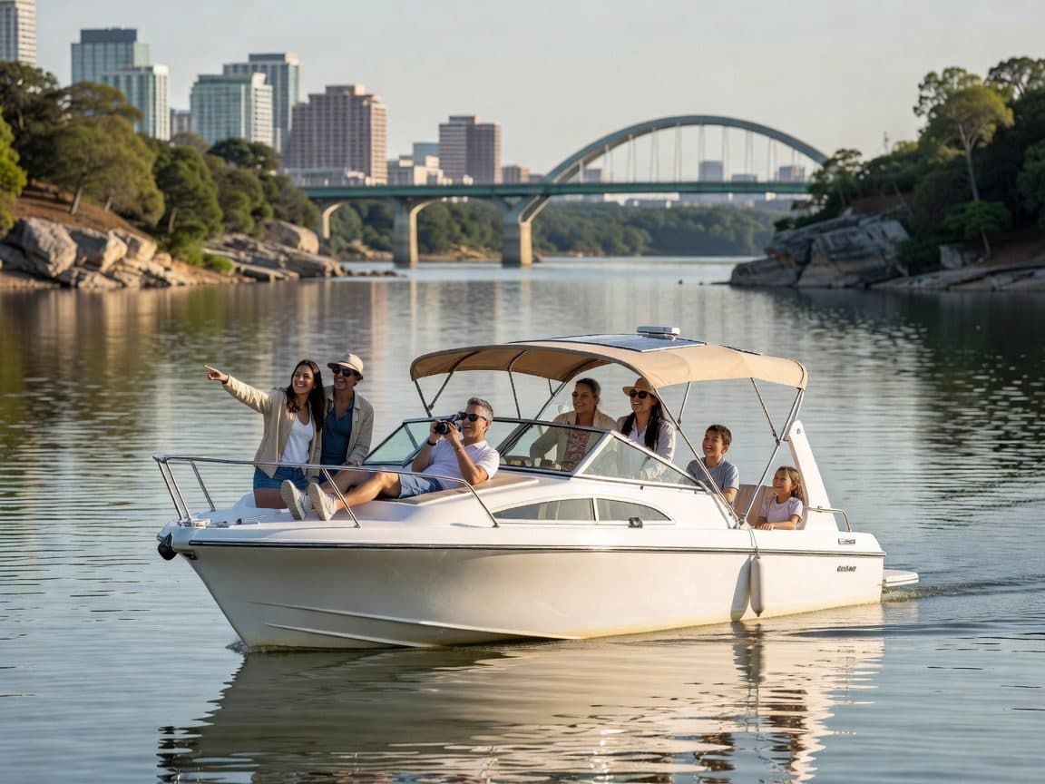 1 Hour Private Electric Duffy Cruise on Lake Austin