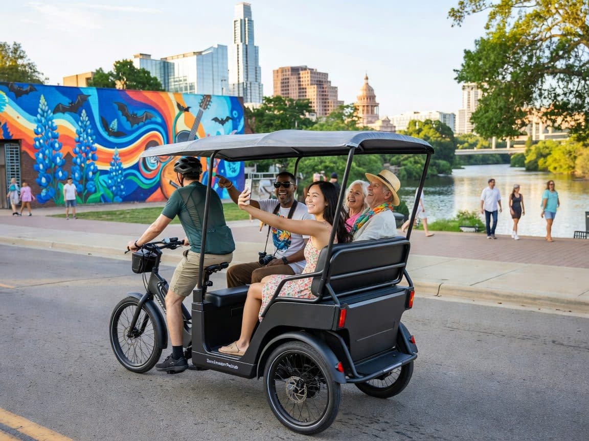 Austin: Mural & Selfie Tour by Pedicab