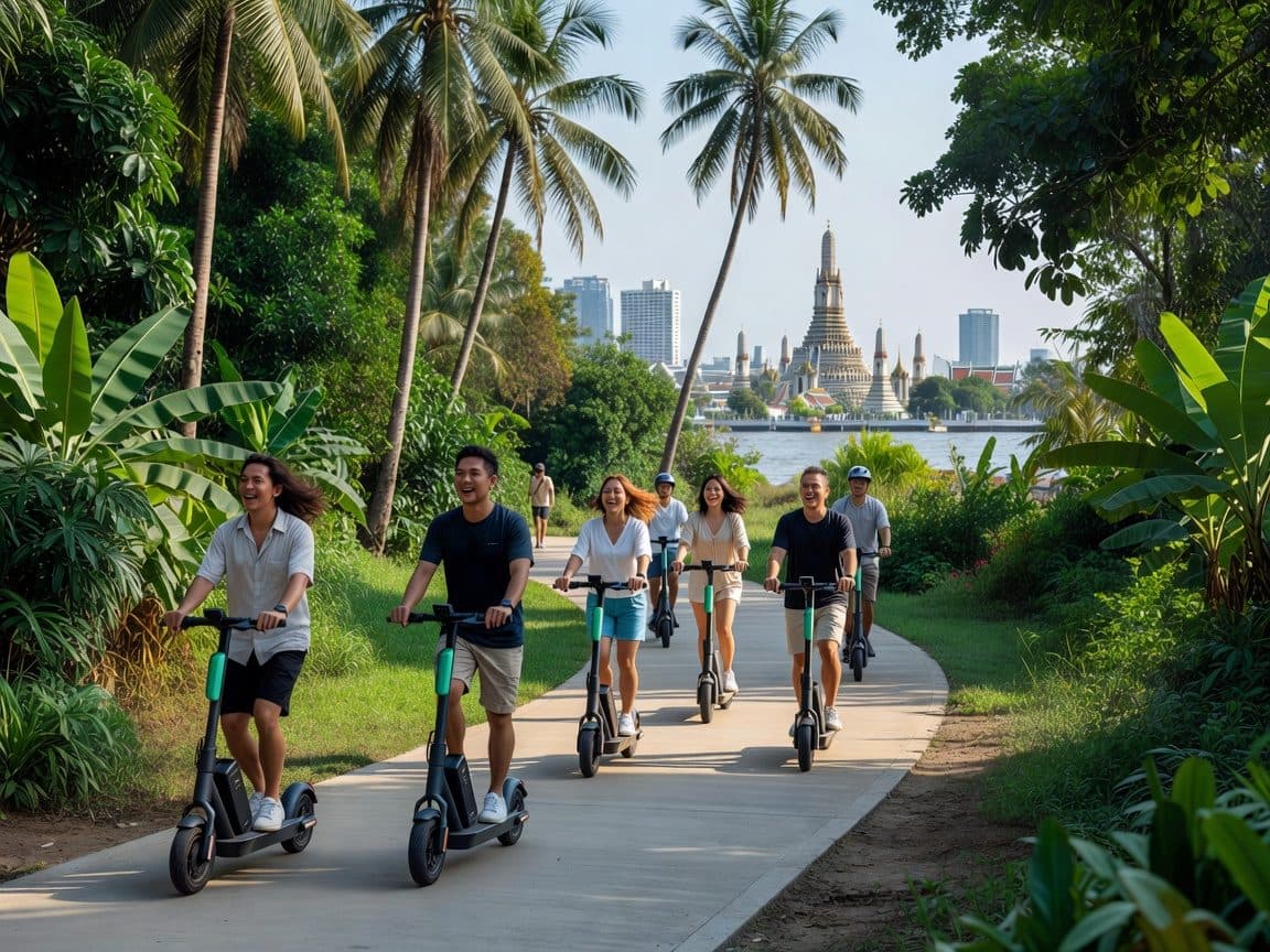 Bangkok: Bang Kachao E-Scooter Jungle Tour