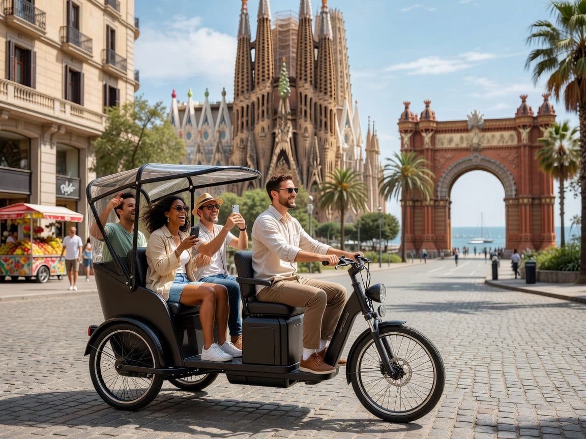 Barcelona: City Highlights Private Tuk-Tuk Tour