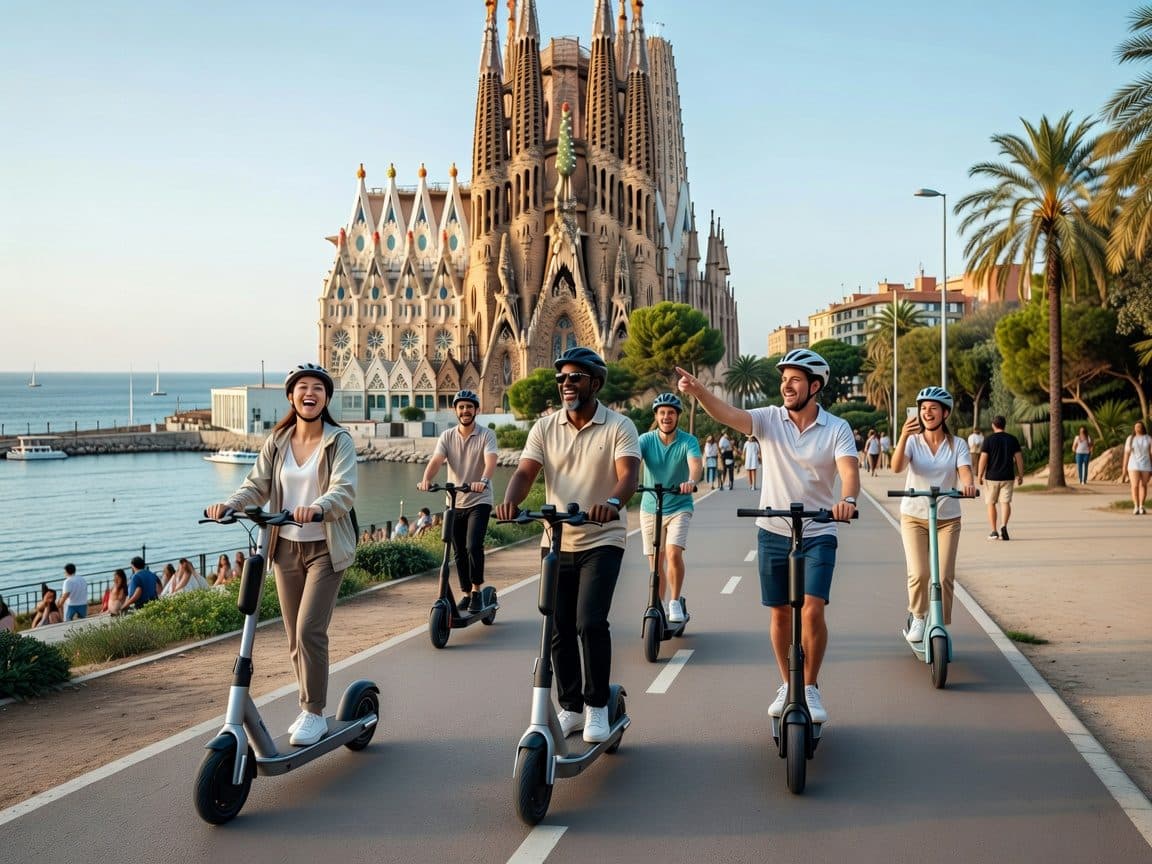 Barcelona: Sagrada Familia Electric Scooter or Bike Tour