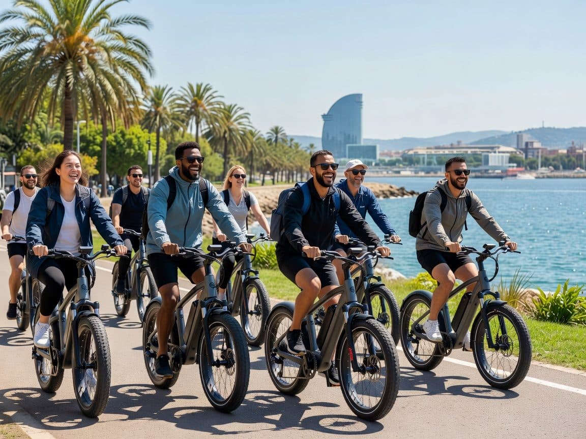 Barcelona: Comfortable E-Fatbike Tour