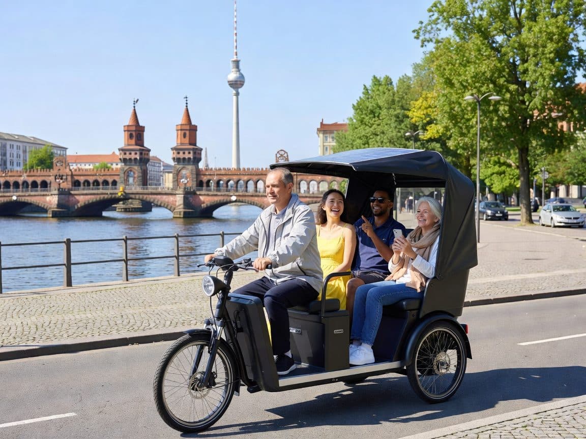 Berlin E-Rickshaw Guided Tour: Highlights and Hidden Paths + Pickup