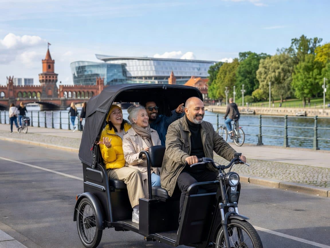 Berlin Express: Private 1-Hour E-Rickshaw Ride