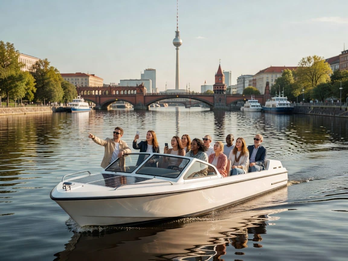 Berlin: Electric Boat Rental for self-driving 2 hrs
