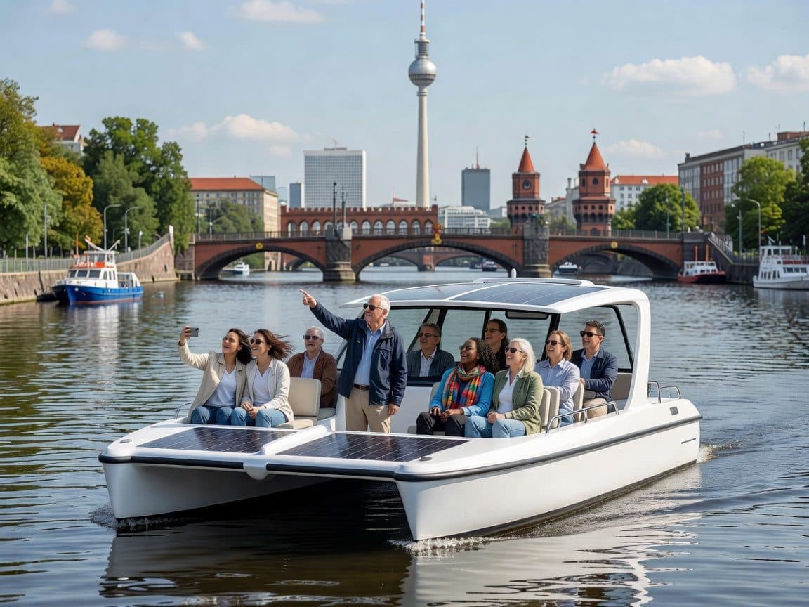 Berlin: Exclusive Boat Tour on a Solar-Powered Catamaran