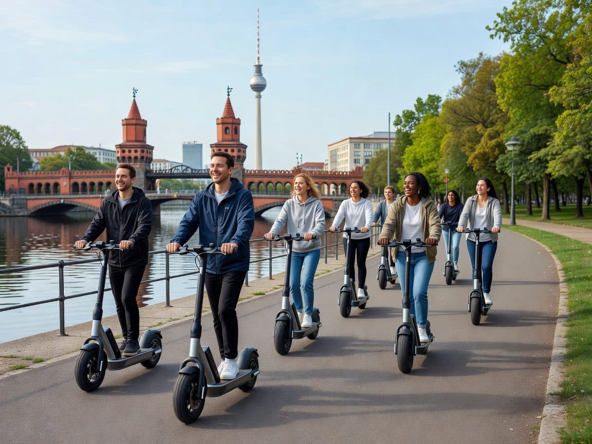 Berlin City: 2 Hour Guided Fat Tire E-Scooter Tour