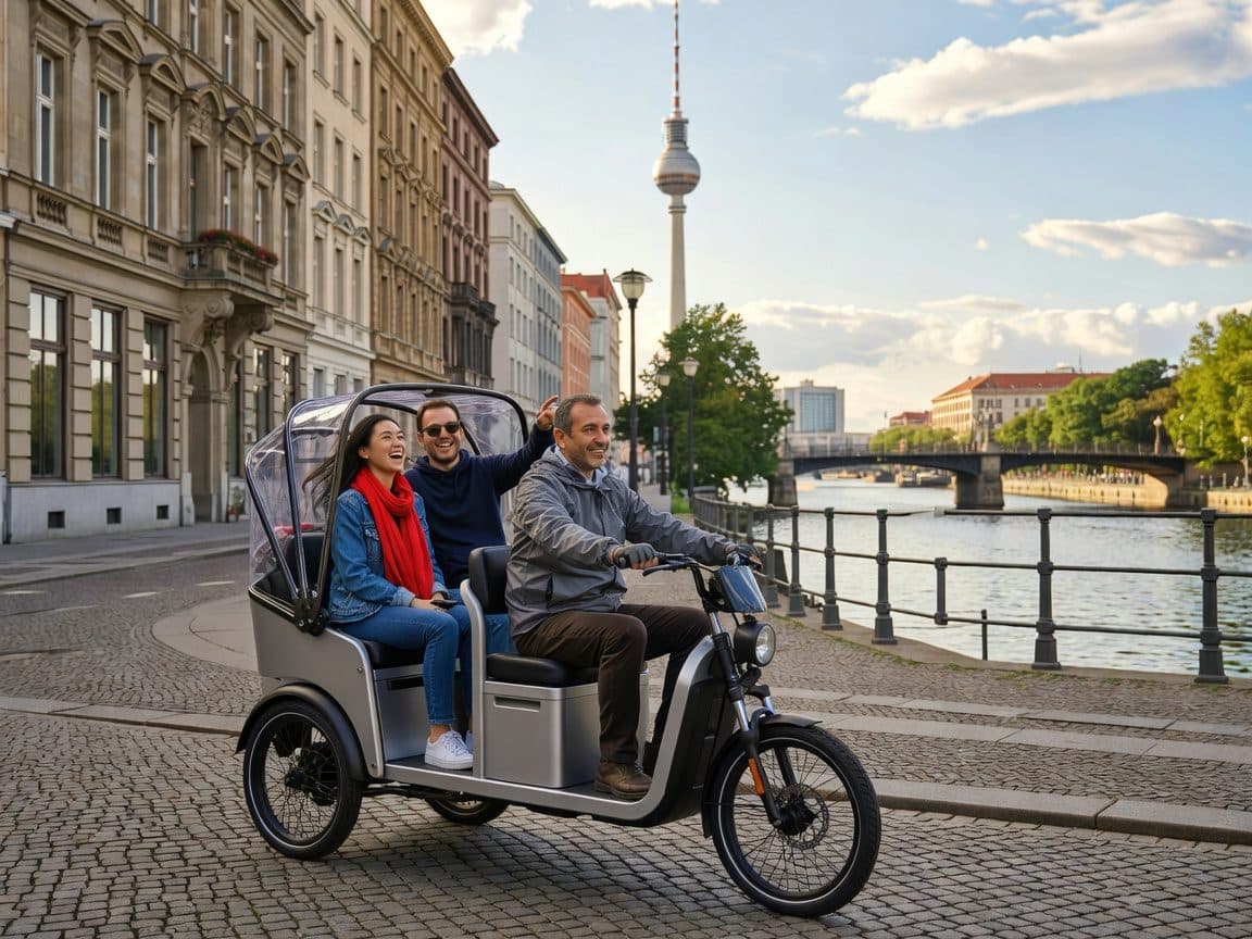 Rickshaw for 2 and Driver-Shared Guide (Combo Vehicle Group)