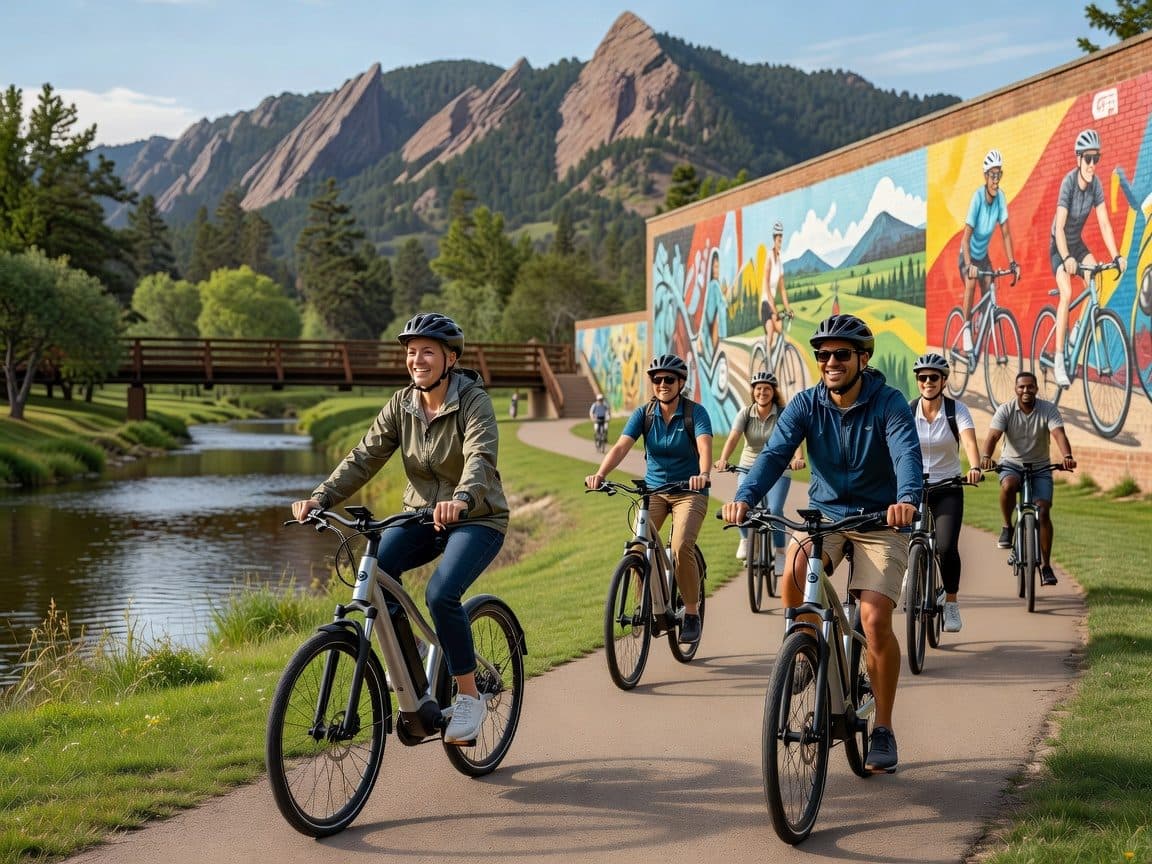 Wall To Wall Boulder eBike Mural Tour