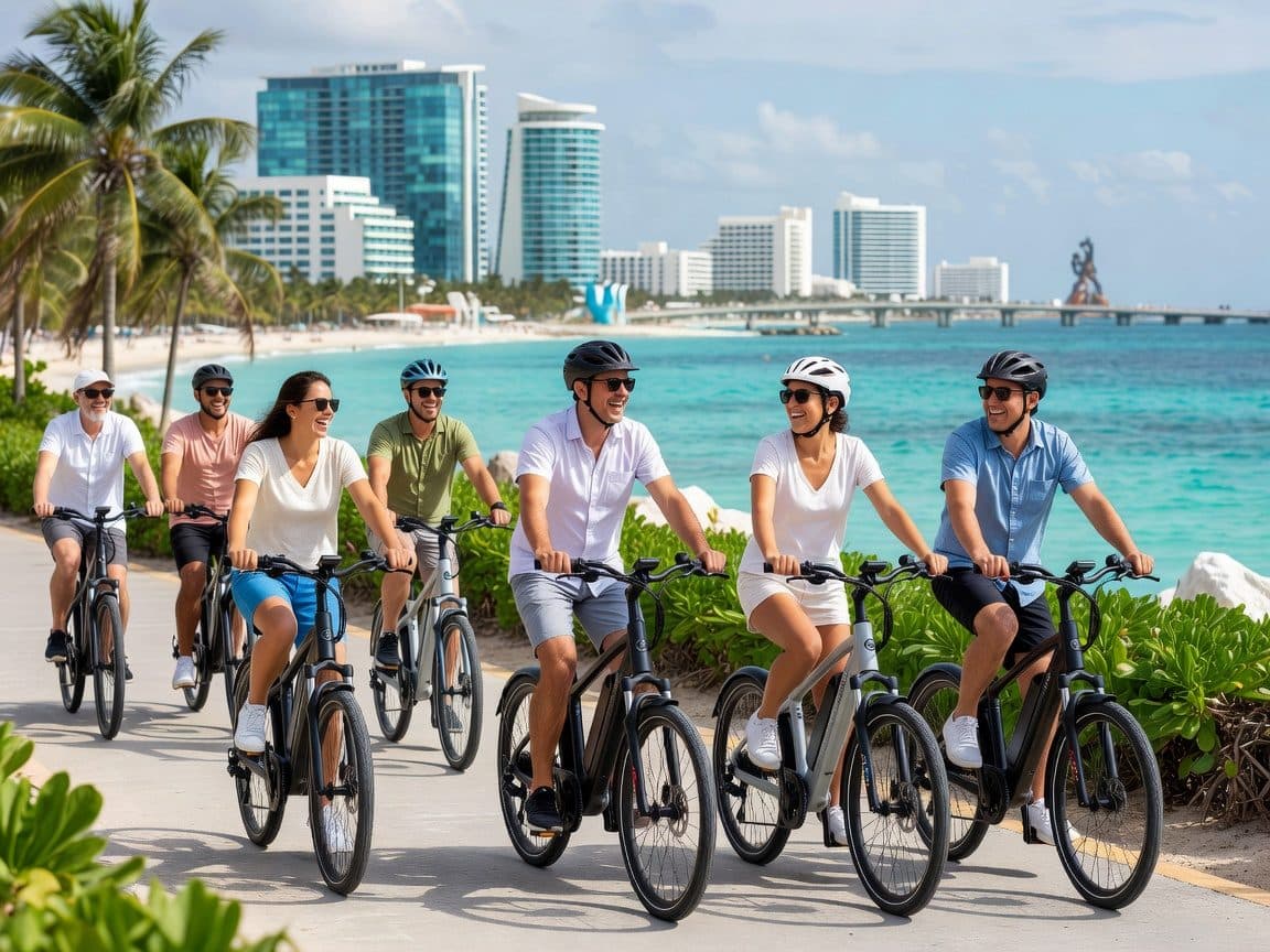 Cancun E-Bike Tour: Ocean Views, Landmarks & Local Culture