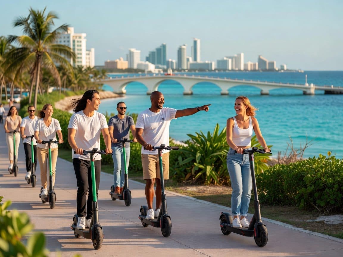 Cancun Electric Scooter Tour: 90-Minute Hotel Zone Adventure
