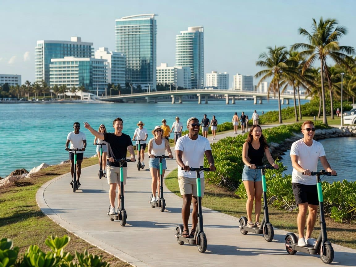 Cancun: Mopeds Adventure! 90 min Guided Tour in Hotel Zone