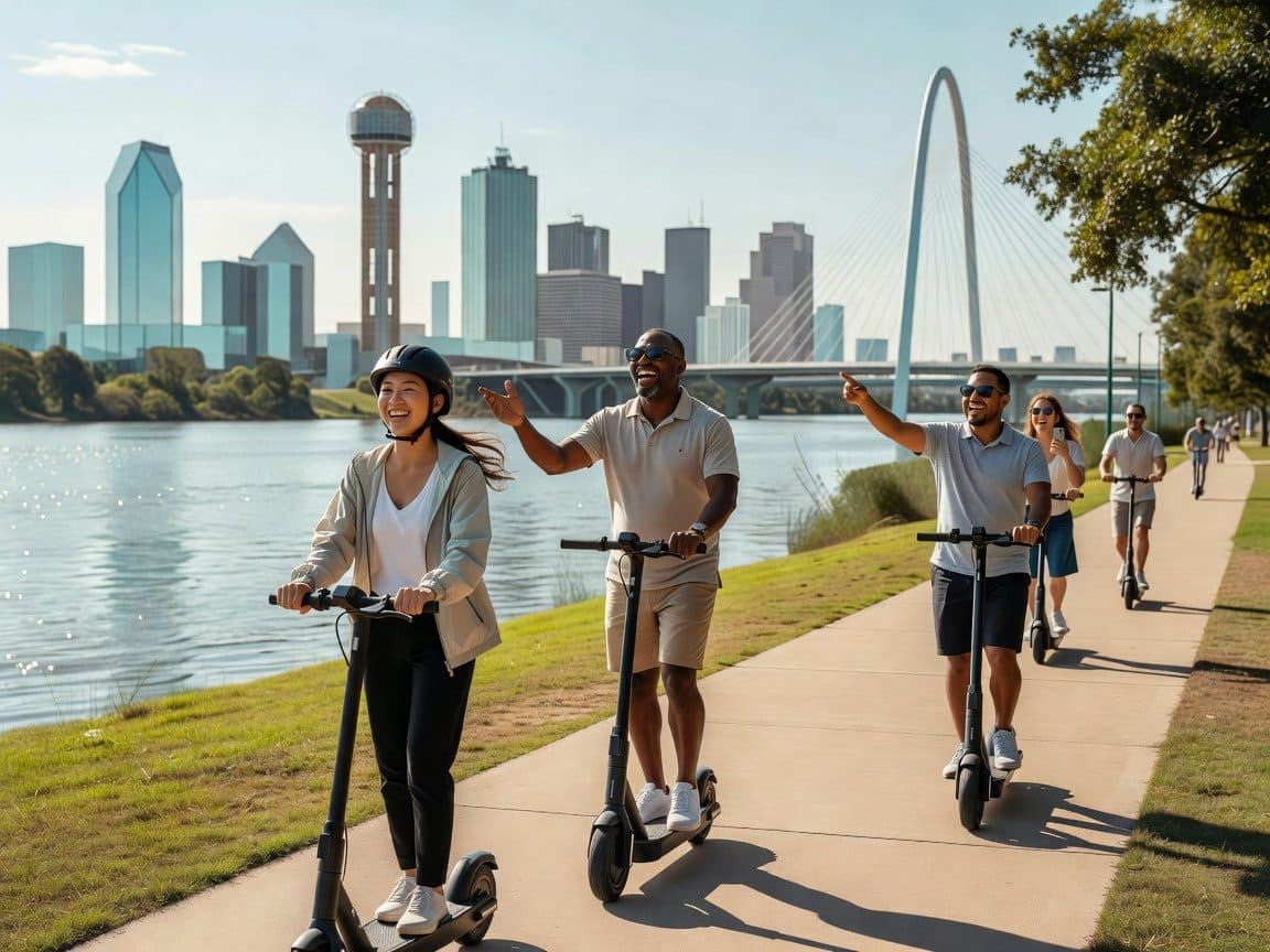 Downtown Dallas: 2-Hour Sightseeing & History E-Scooter Tour