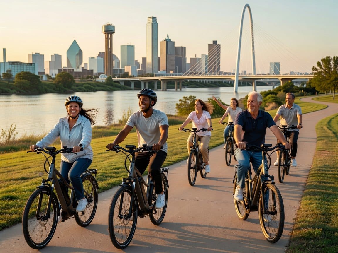 Downtown Dallas: 2-Hour Sunset E-Bike Tour - City Skyline
