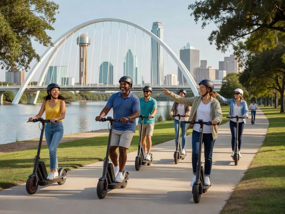 Dallas: 2-Hour E-Scooter Rental with Helmet and Lock