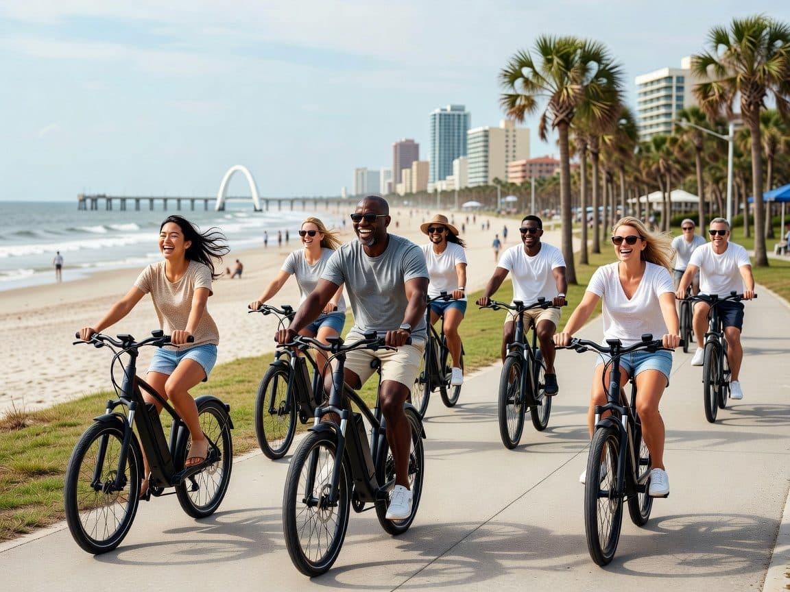 Daytona Beach: Electric Beach Cruiser Rental