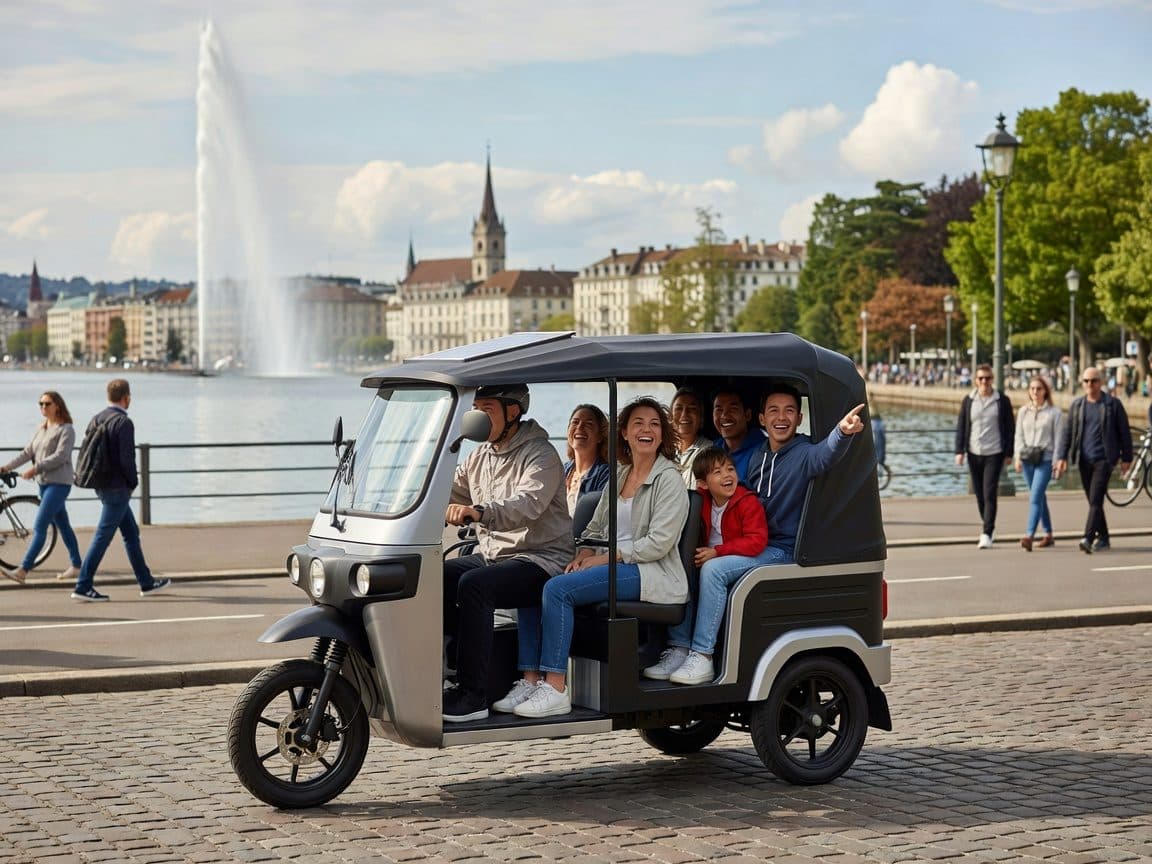 Geneva Chocolate Tour aboard a TukTuk