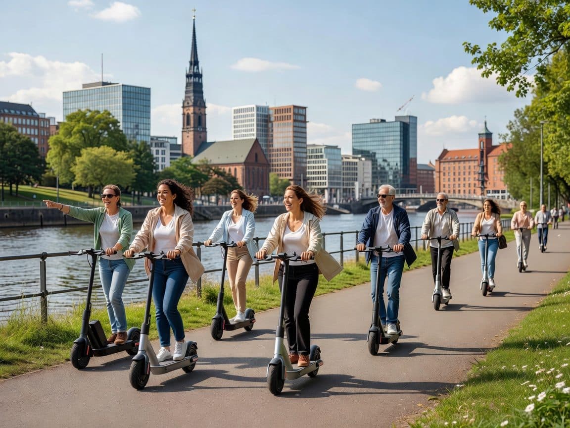 2 Hours Hamburg E-scooter Tour