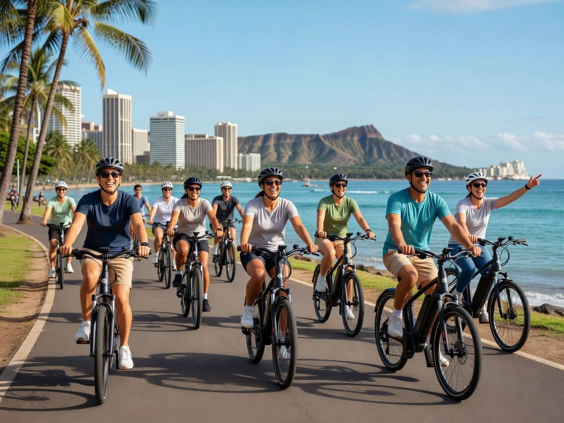 Oahu: Honolulu E-Bike Ride and Diamond Head Hike