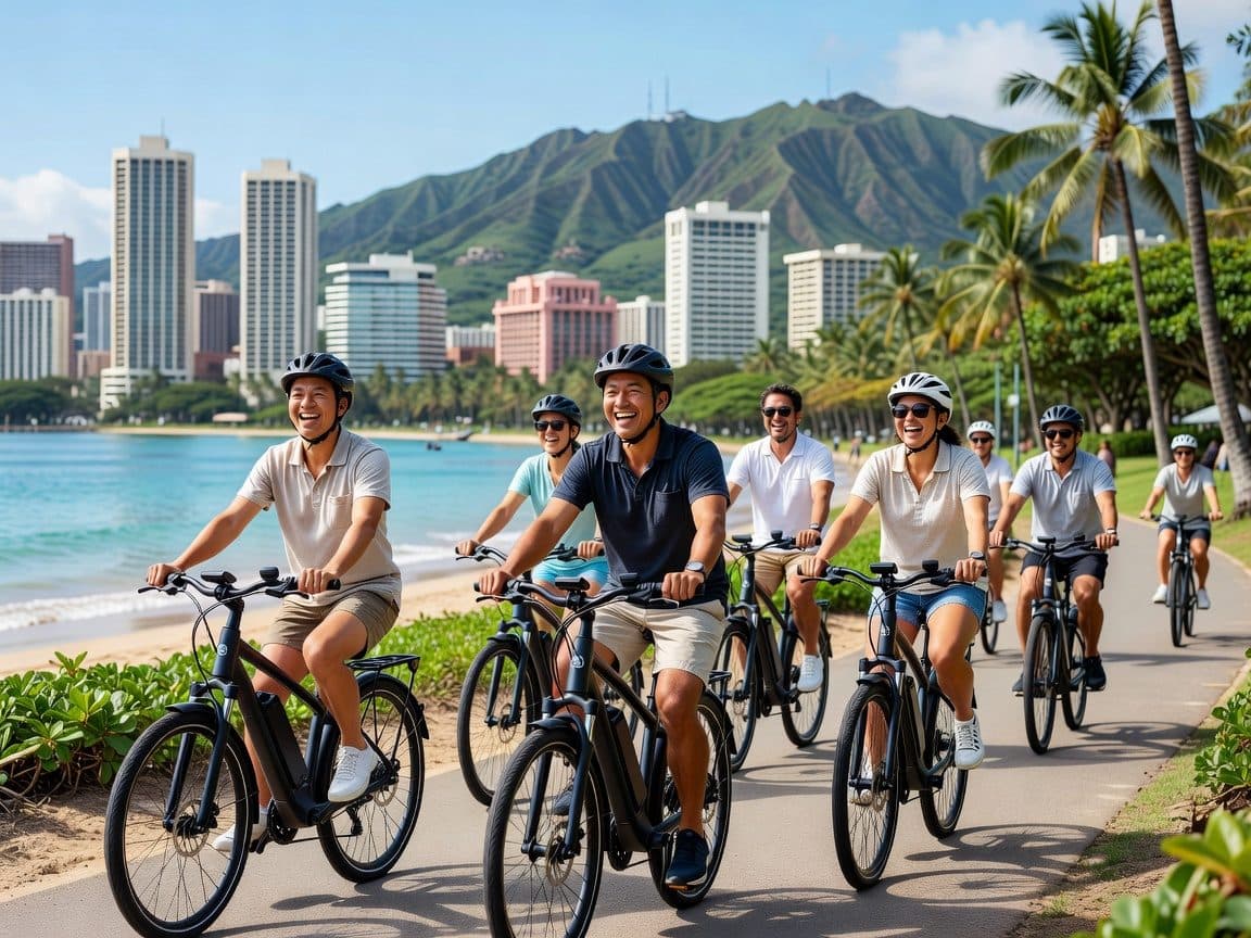 Oahu: Waikiki E-Bike Ride and Manoa Falls Hike