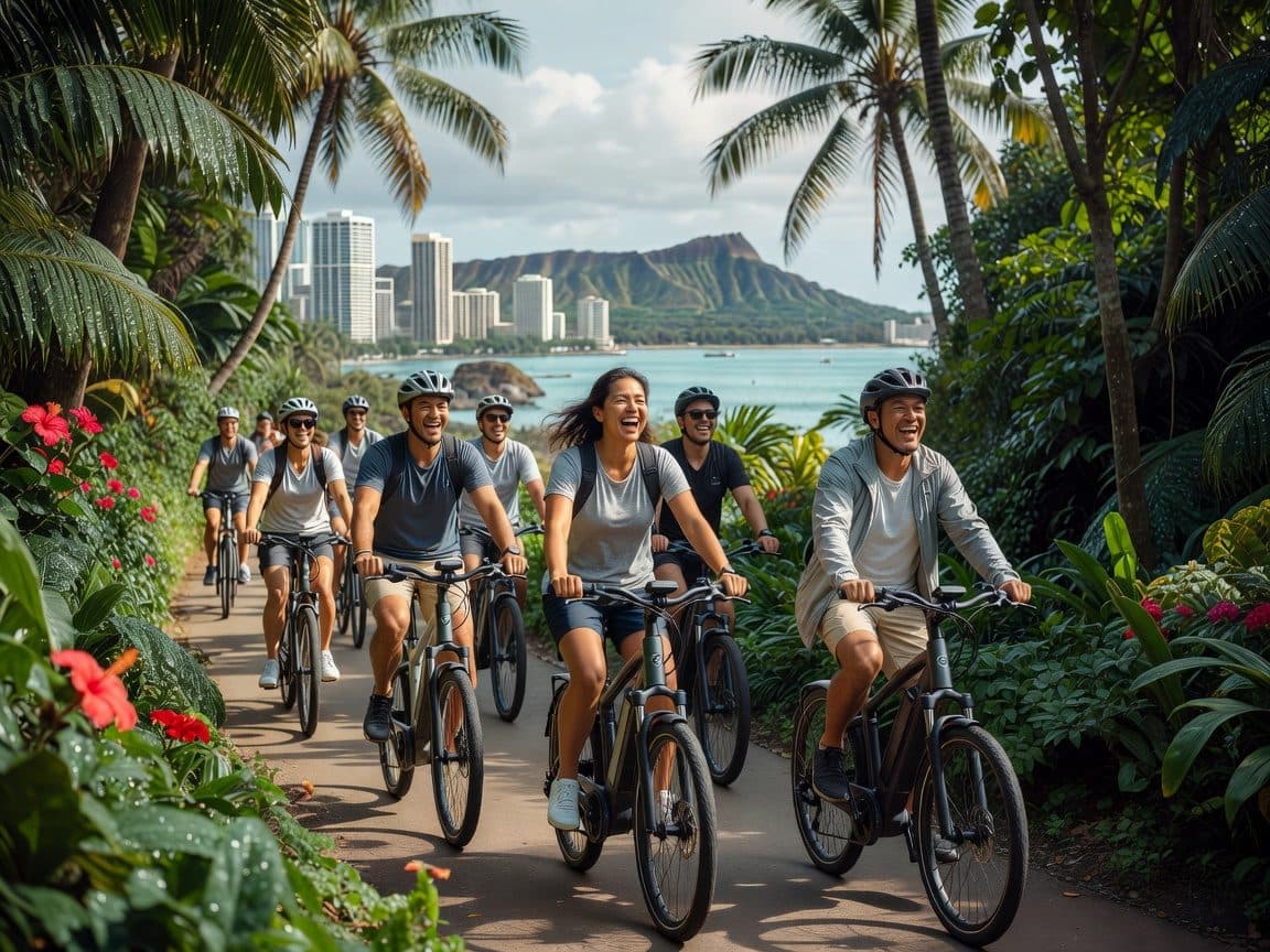E-BIKE Honolulu Rainforest: 10-Miles of Smiles w/epic views