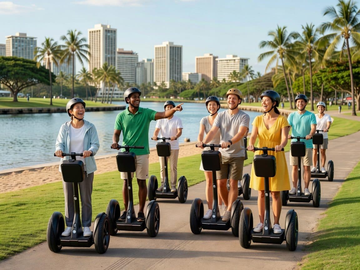 Honolulu: Magic Island & Beach Segway Tour