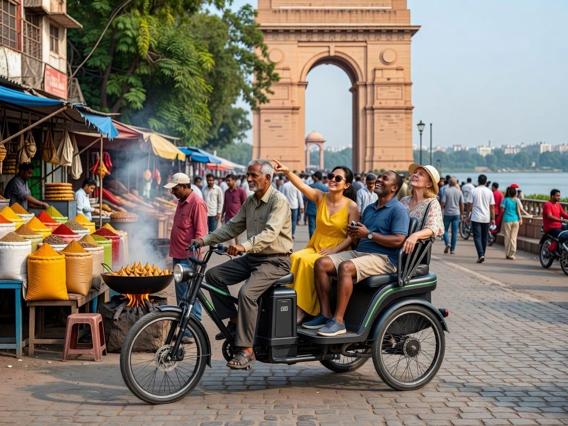 Old Delhi City Tour with Tuk-Tuk, Street Food & Spice Market