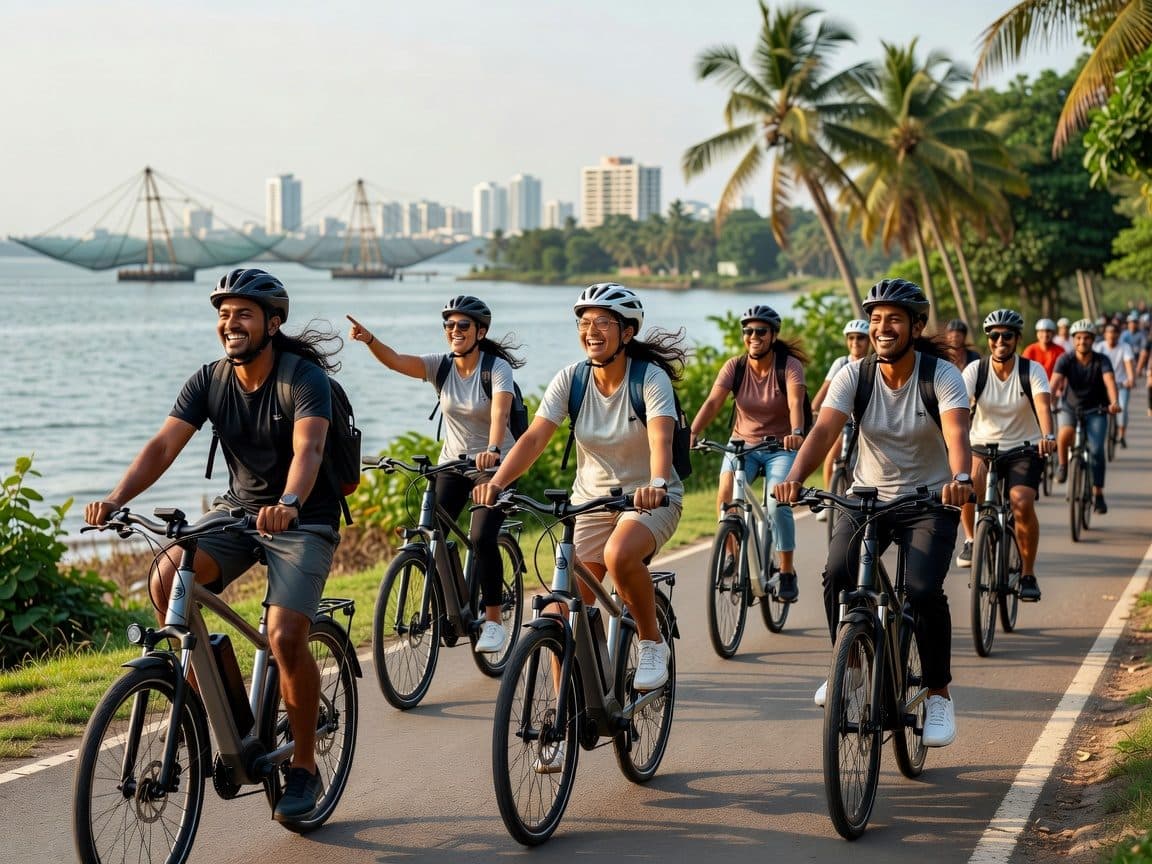 Kochi to Marari/ Kumarakom/ Alleppey eBike/Cycling Tour