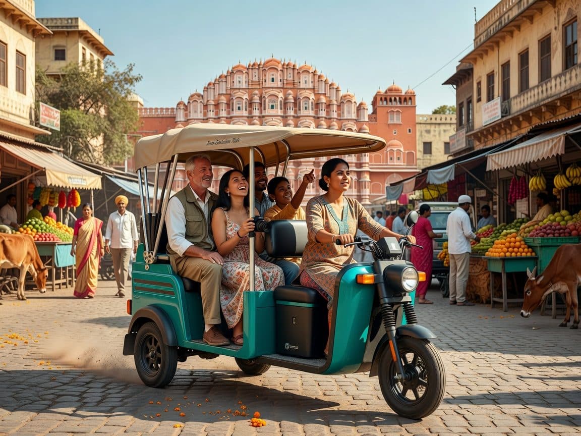 Jaipur Private City Tour with a Women-Driven E-Rickshaw Ride