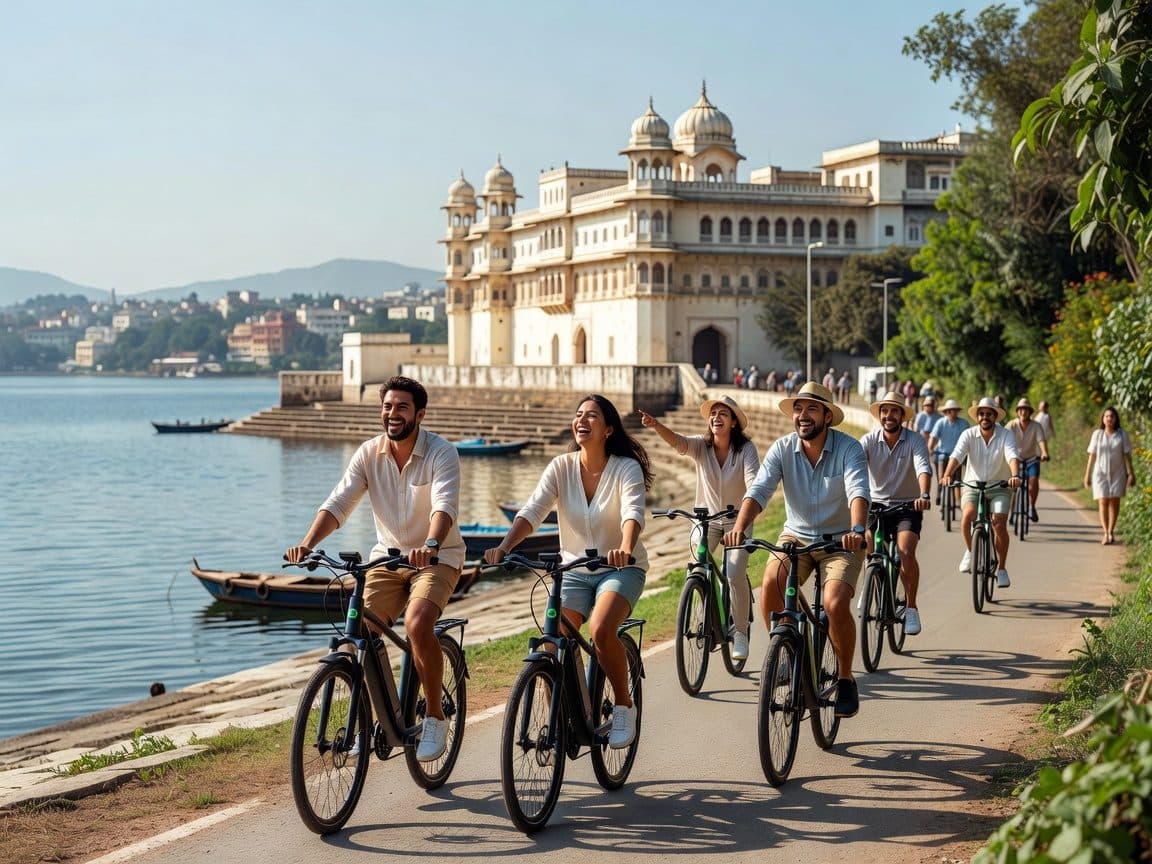 Short E-Cycle/Bike Tour: Serene Trails of Udaipur
