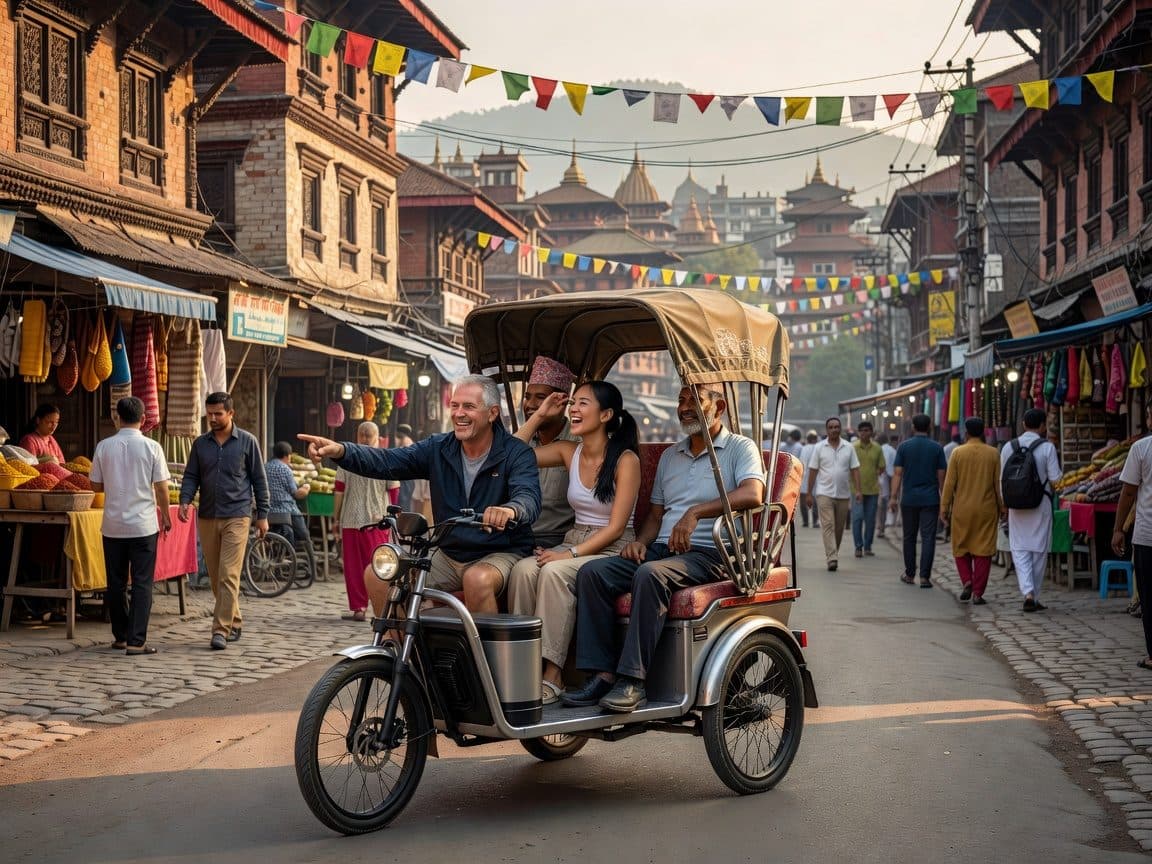 Explore Thamel Nightlife: Rickshaw Cultural Tour