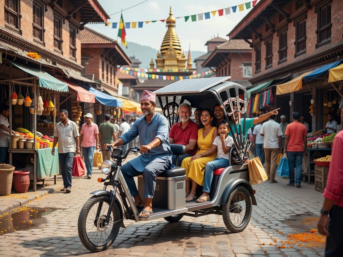 Kathmandu: Food, Drink and Shopping Rickshaw Tour
