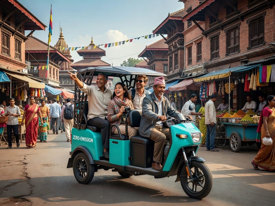 Exploring Kathmandu By Rickshaw