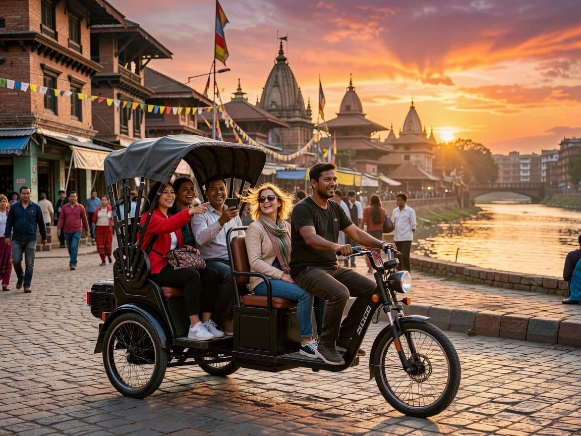 Kathmandu at Sunset: Explore the City on Rickshaw